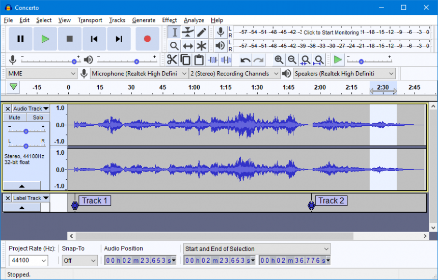 Audacity 3.2