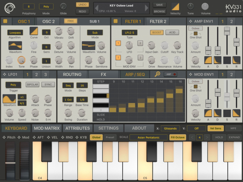 KV331 Audio SynthMaster One