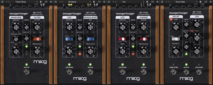 Moog Moogerfooger Plug-ins