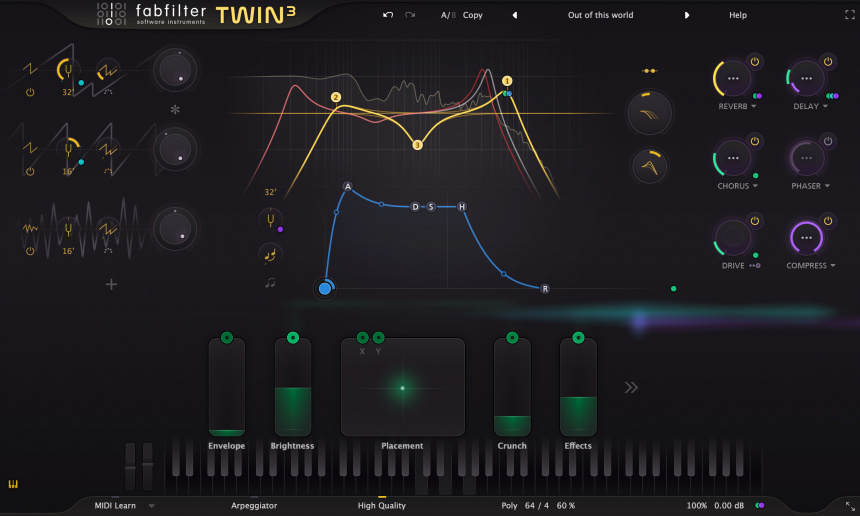 FabFilter Twin 3 Interfaz