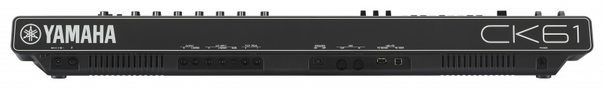 Yamaha CK61, conectores traseros y altavoces