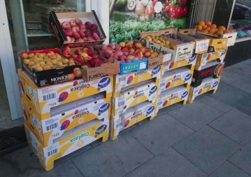 Cajas de fruta