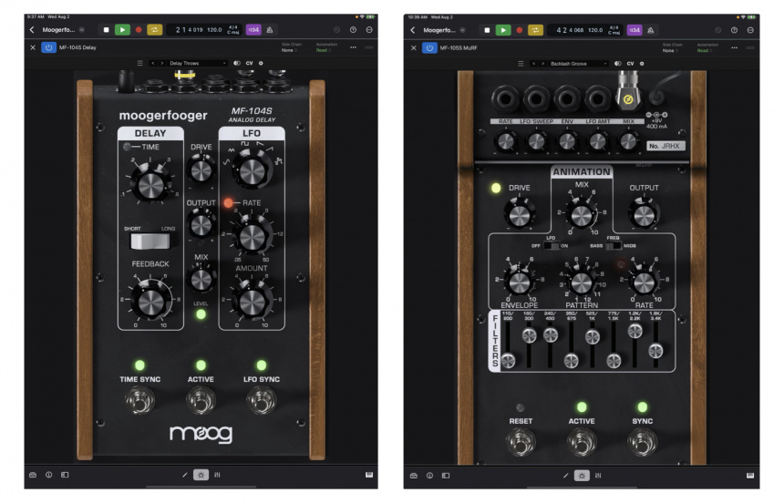 Moog Moogerfooger iOS