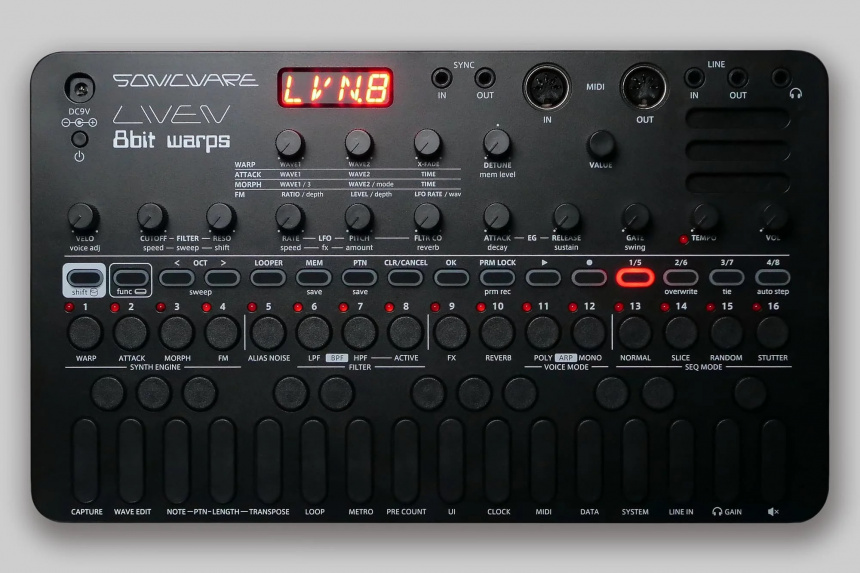 Sonicware Liven 8bit warps All Black