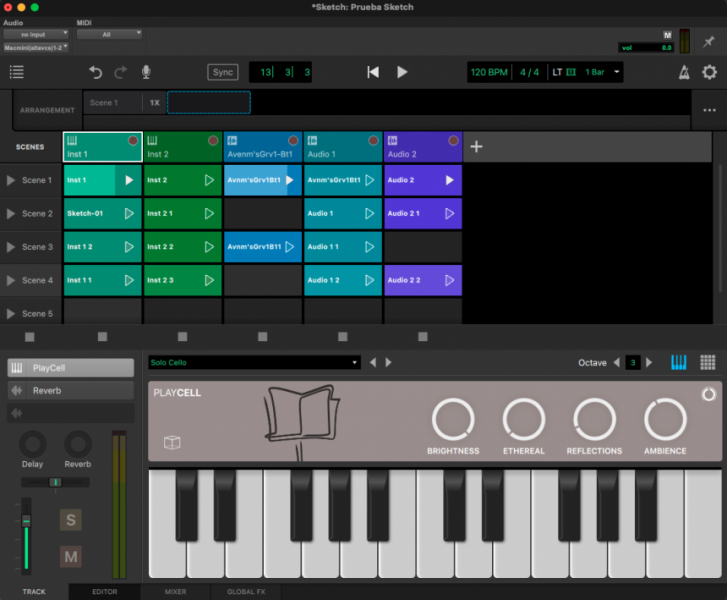 Pro Tools Sketch PlayCell.