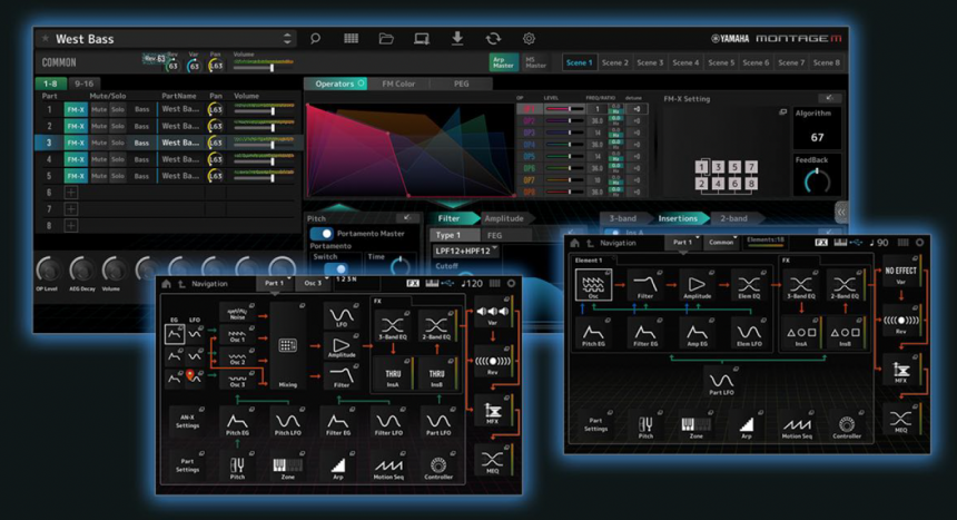 Yamaha ESP: Montage en plugin