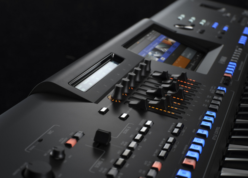 Yamaha Genos 2, detalle