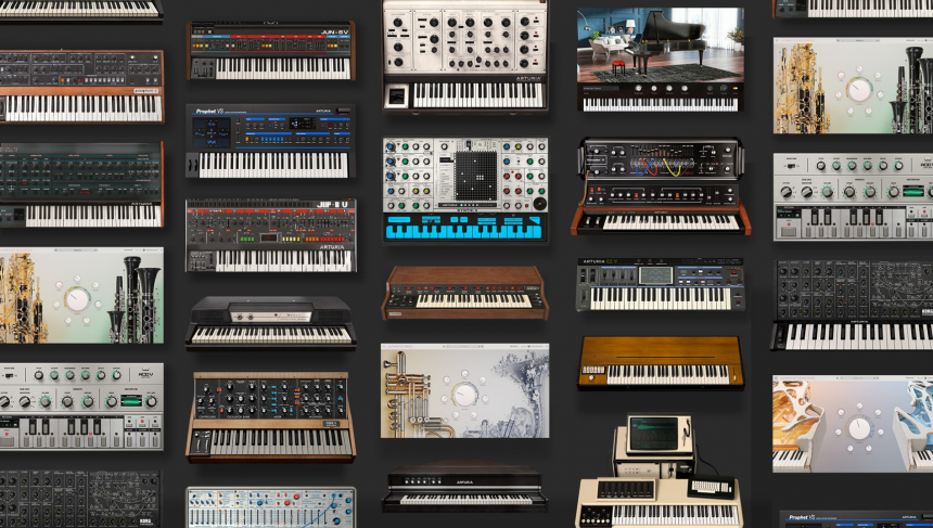 Arturia V Collection X vista parcial