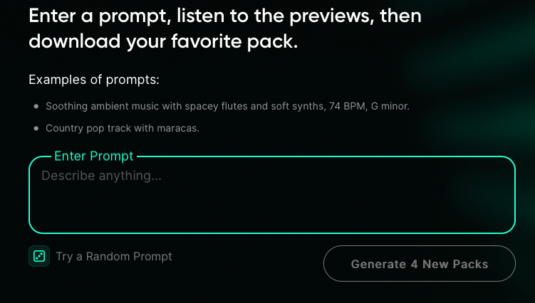 Output Co-Producer Pack Generator