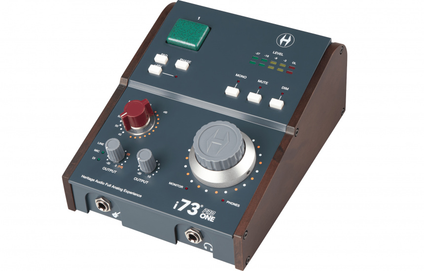 Heritage Audio i73 Pro, interfaces de audio estilo vintage con DSP y