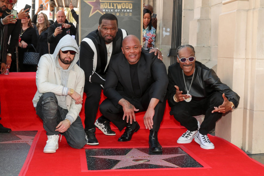 Dr. Dre recibe su estrella en el Paseo de la fama de Hollywood