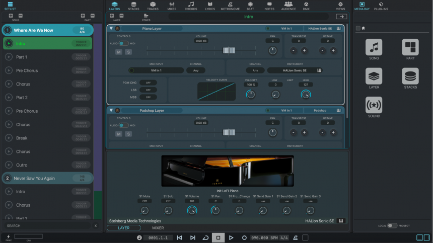 Steinberg VST Live Pro 2