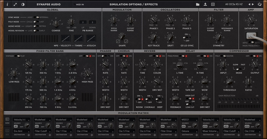 Synapse Audio The Legend HZ