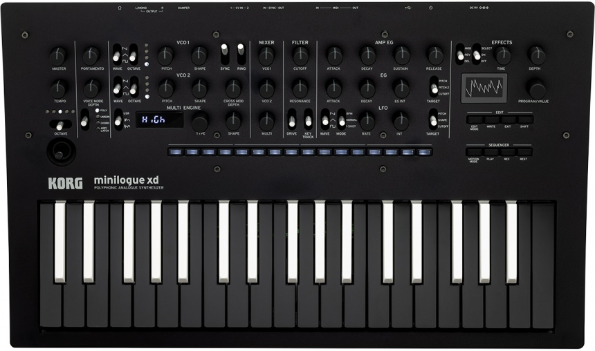 Korg Minilogue XD Inverted