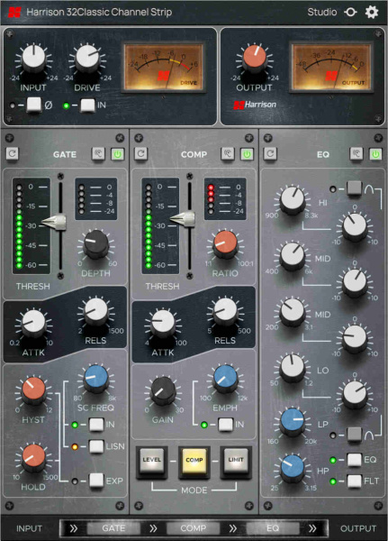 Harrison Consoles 32Classic Channel Strip