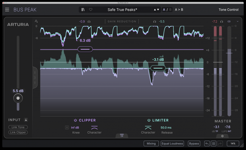 Arturia Bus Peak