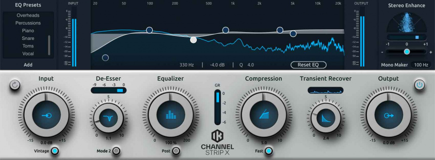 T-RackS 6 Channel Strip X
