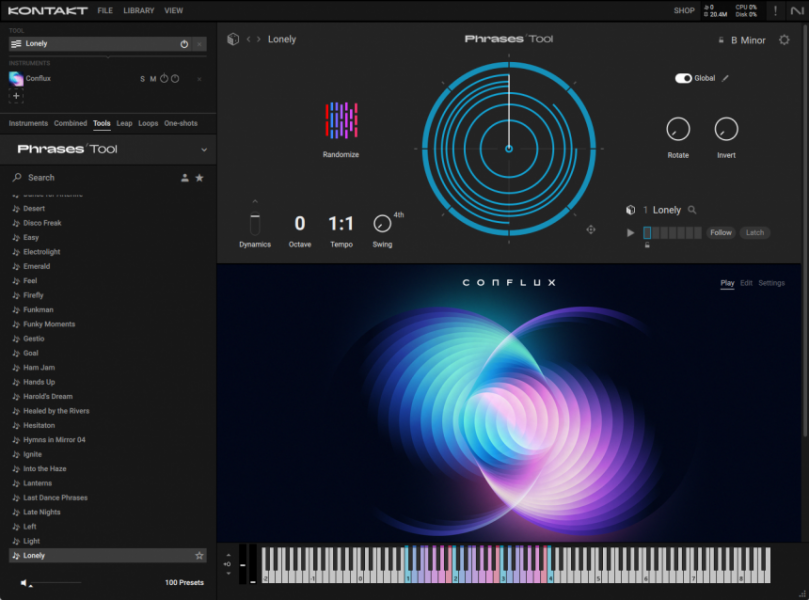 Kontakt 8 Conflux + Phrases Tool