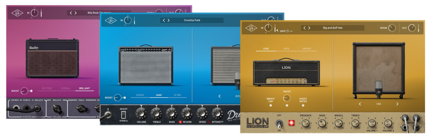 Universal Audio Dream '65, Ruby '63 y Lion '68