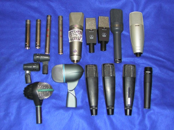 Micrófonos para grabar baterías
