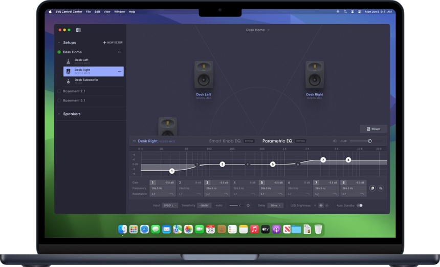 Eve Audio EXO Series Software Control
