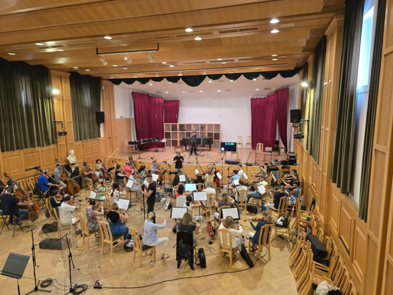 Grabación de cuerdas en Budapest