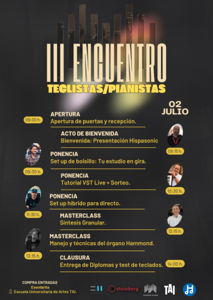 Cartel III Encuentro de Teclistas