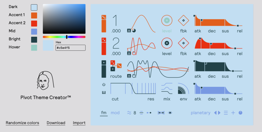 Fors Pivot Theme Creator