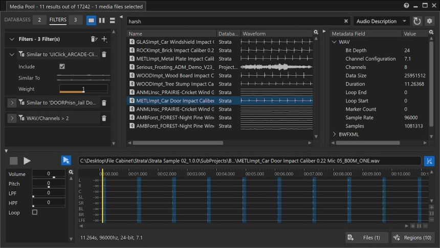 Wwise Similar Sound Search