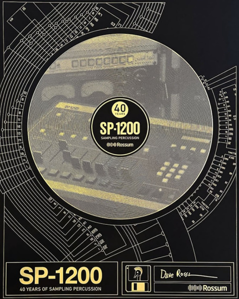 Rossum SP-1200 LE 40th anniversary poster