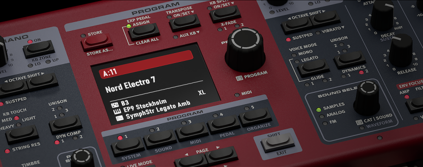 Detalle del Nord Electro 7