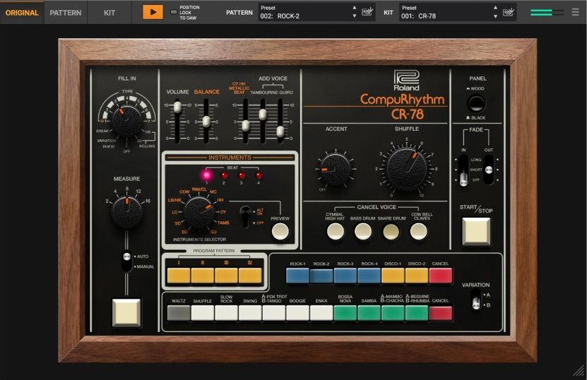 Roland CR‑78 Plugin