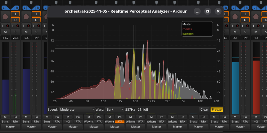 Ardour 9 Realtime Perceptual Analyzer