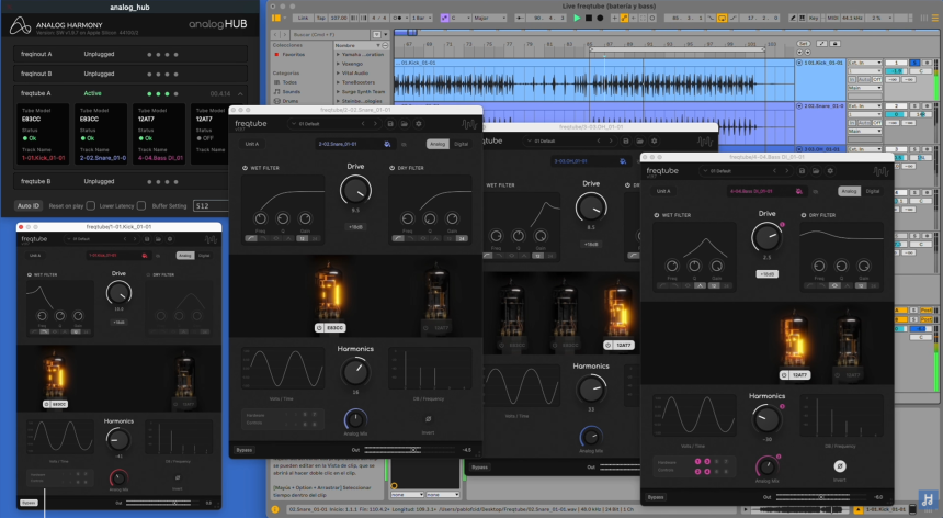 Proyecto con FT1 en varias pistas