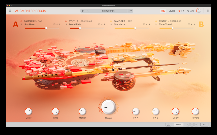 Vista sencilla (play) de Augmented Persia