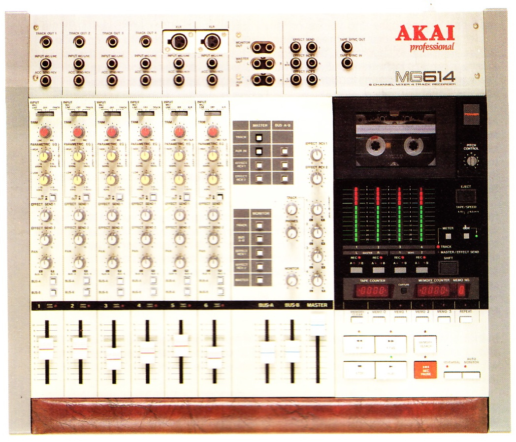 AKAI MG 614 : Grabación y mezcla | Hispasonic