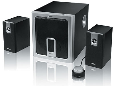 Conexion Focusrite Saffire 2i2 a edifier m3400 : Equipo home studio ...
