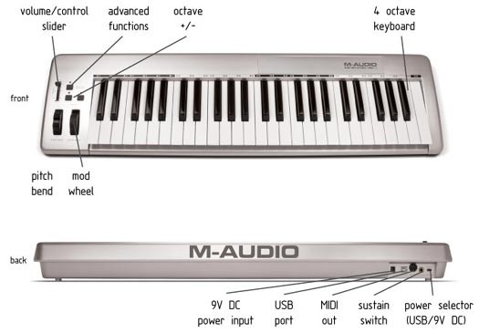 m audio oxygen 49 driver windows 7