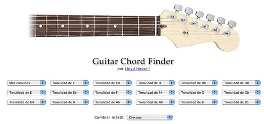 Buscador de Acordes de Guitarra