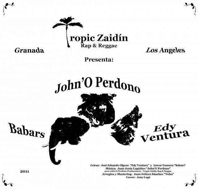 Cover del single "Calor en las esquinas" de John'O Perdono y Edy Ventura con la colabo de Babars desde L.A., California