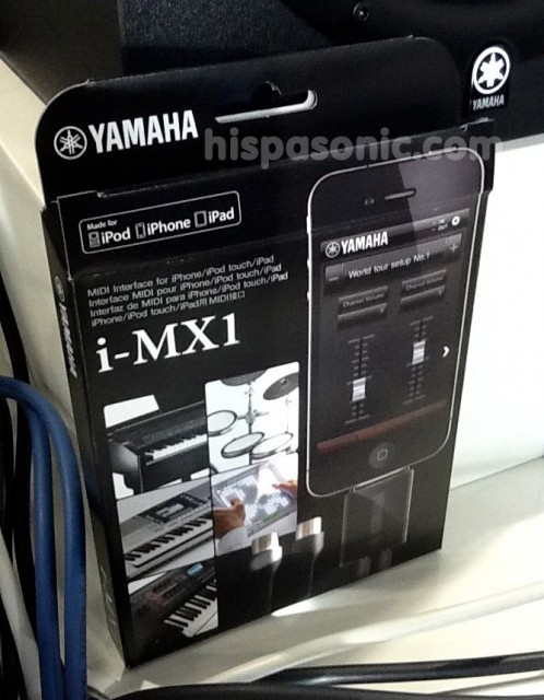 Yamaha i-MX1, interfaz midi para ipad, iphone, ipod touch