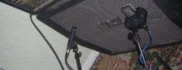 Uso de micrófonos: guitarra, bajo y voz