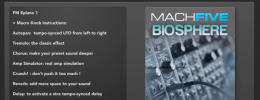 MachFive Biosphere, sonidos de sinte para UVI