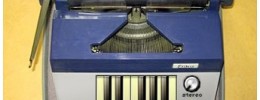 Instrumento de Knobster con sonidos de una máquina de escribir