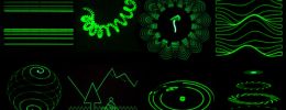 La asombrosa música visual creada para osciloscopio