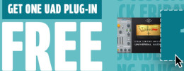Universal Audio regala un plugin, a elegir entre 10 opciones, durante el Black Friday