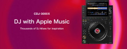 Alphatheta CDJ-3000X es compatible con Apple Music