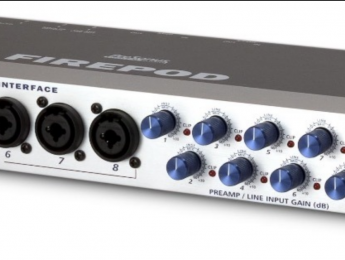 PreSonus FirePod, interfaz firewire de 10 entradas y 10 salidas