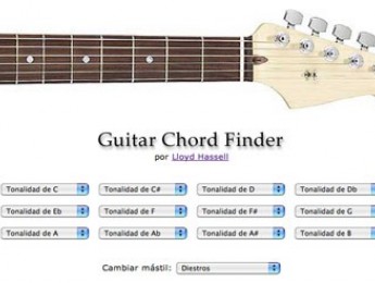 Buscador de acordes de guitarra
