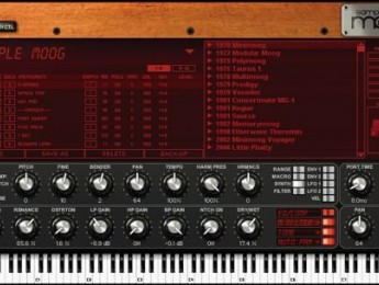 IK Multimedia SampleMoog disponible